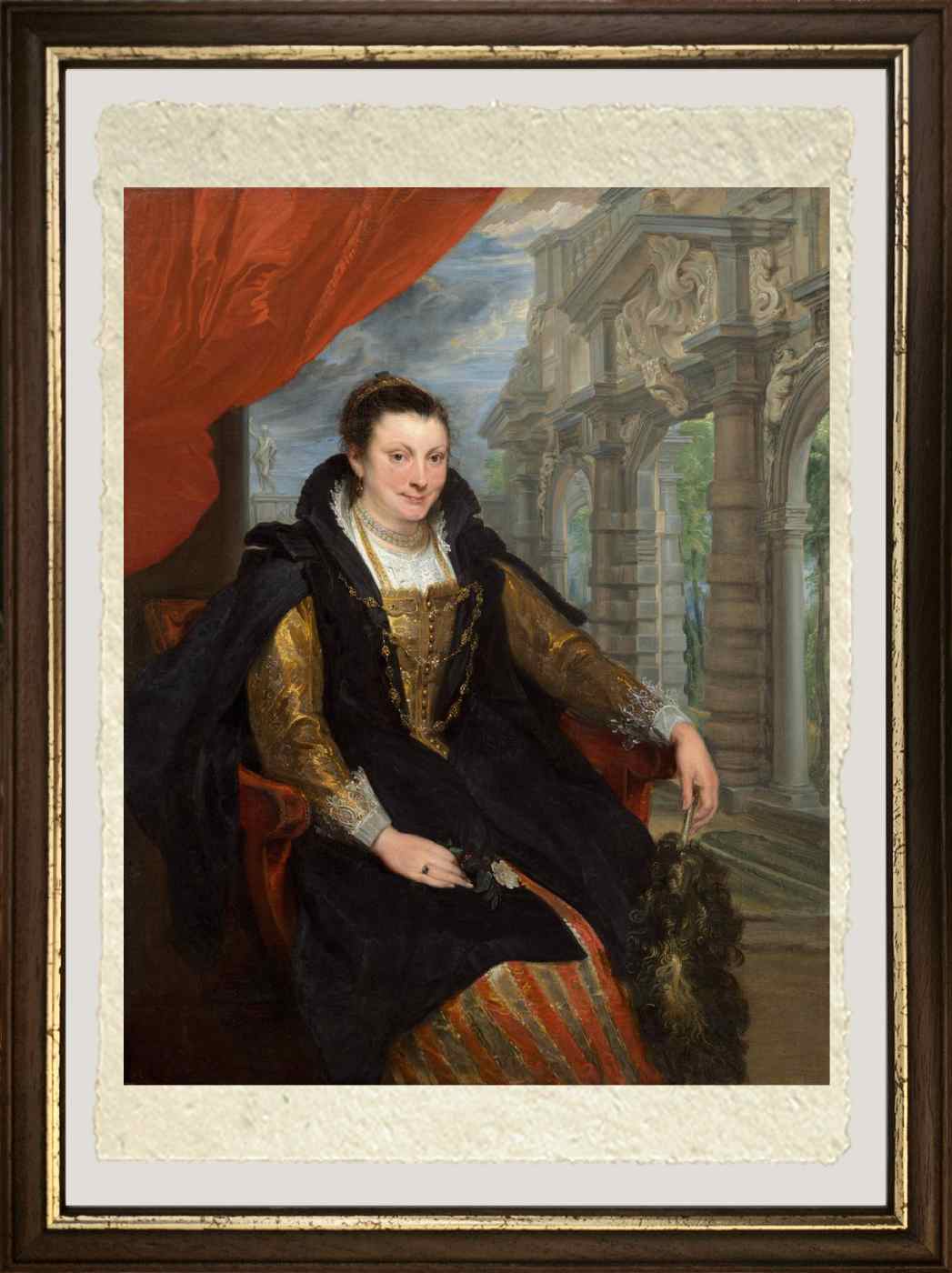 Isabella Brandt on fine Amalfi paper