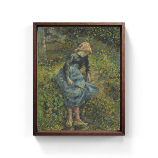 The Shepherdess 1881 by Camille Pissarro