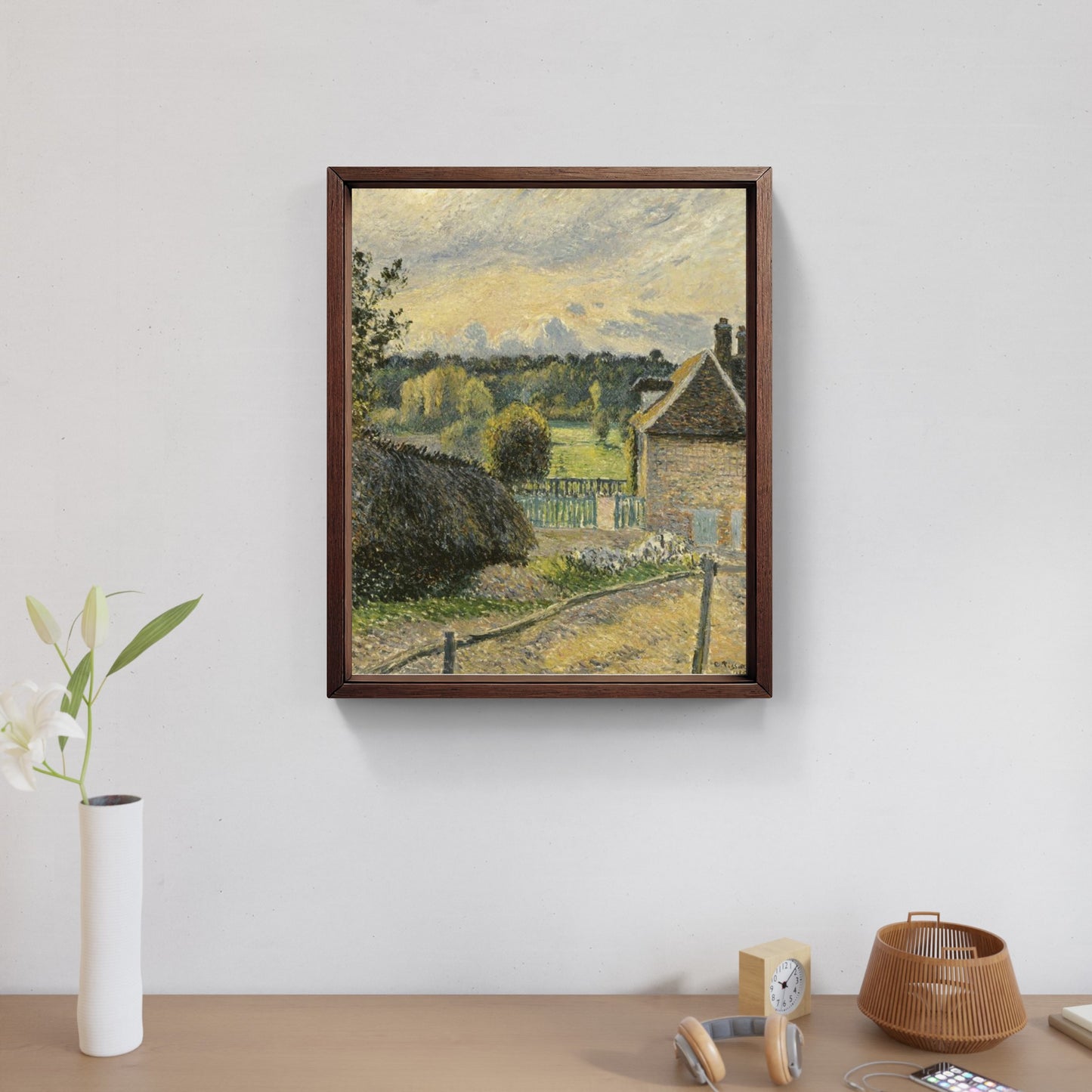 La Maison de la folie à Eragny di Camille Pissarro