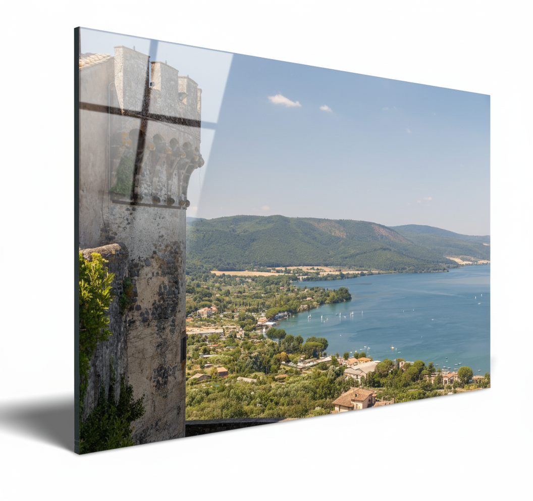 Lake Bracciano from the castle, Rome