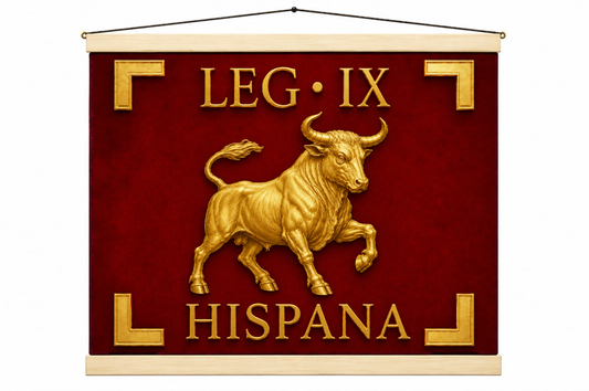 Legio IX Hispana with a Roman Vexillum
