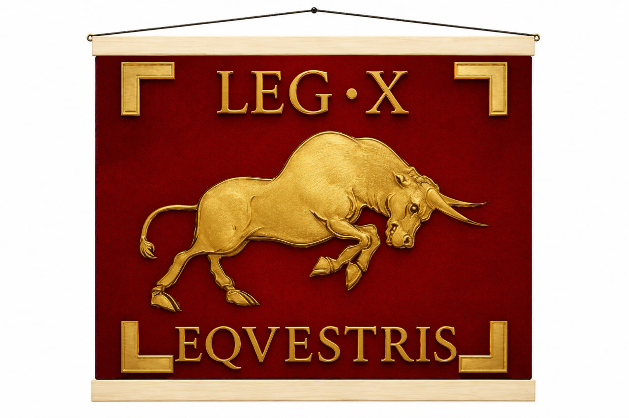 Tenth Legion Equestrian Roman Standard