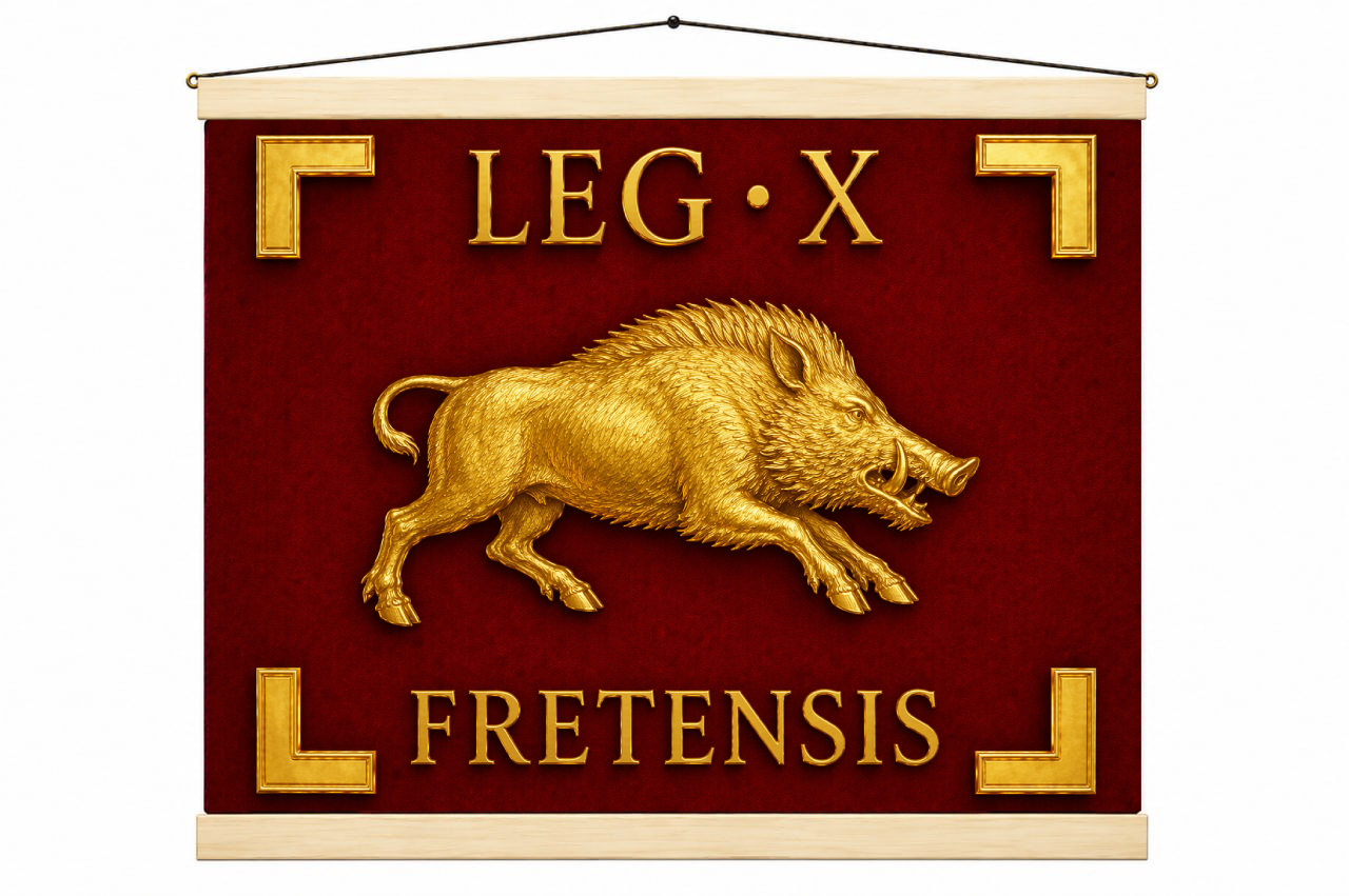 Legio X Fretensis Roman Vexillum