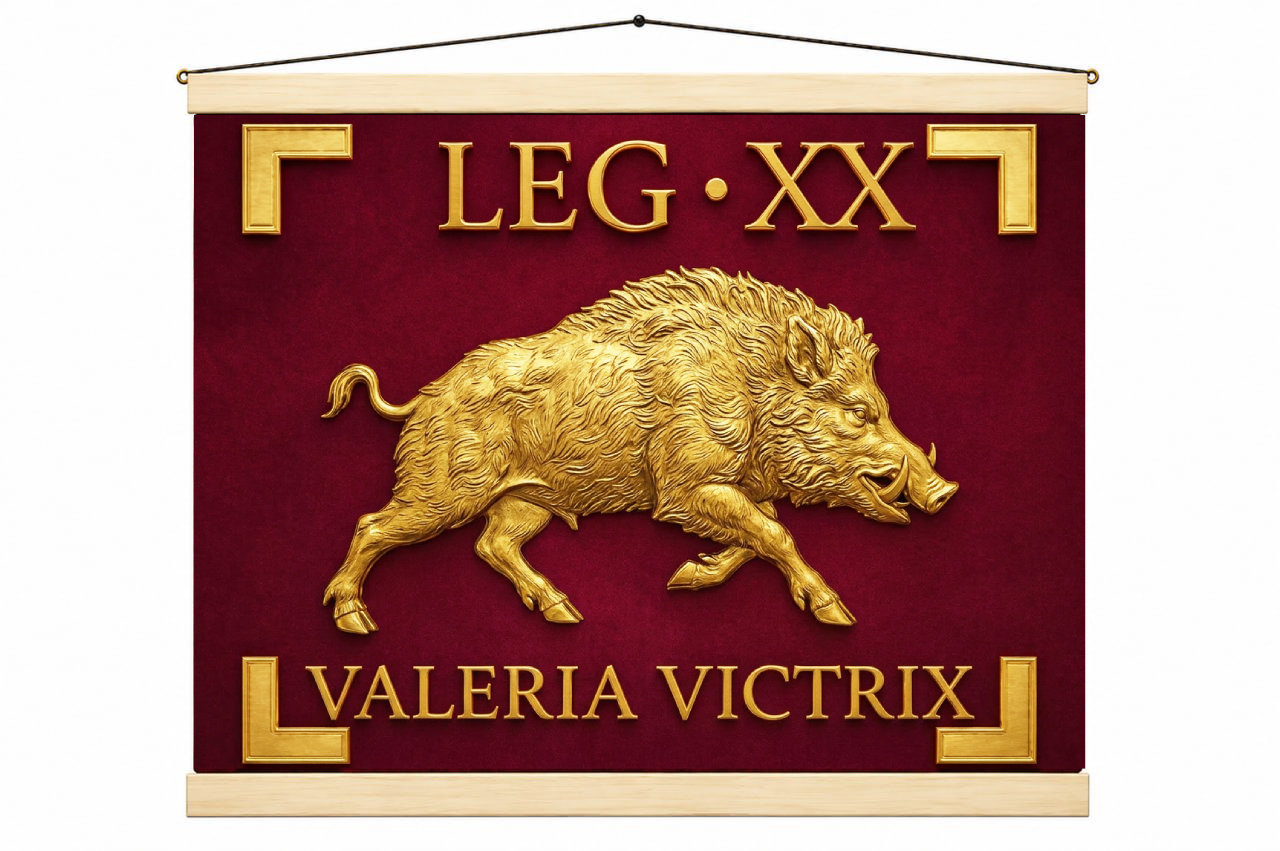 Legio XX Valeria Victrix Roman Vexillum