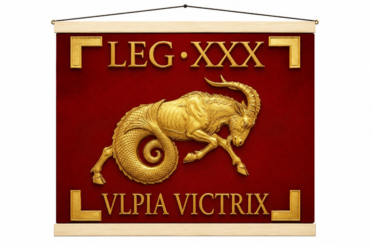 Legio XXX Ulpia Victrix Roman Vexillum