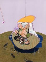 Lying figure di Francis Bacon su pregiata carta Amalfi