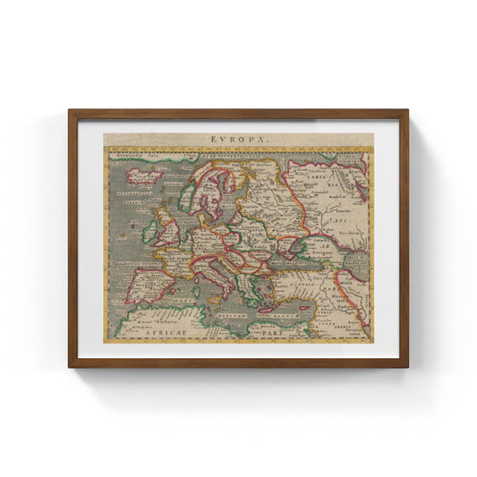 Mappa antica dell'Europa di Giovanni Antonio Magini