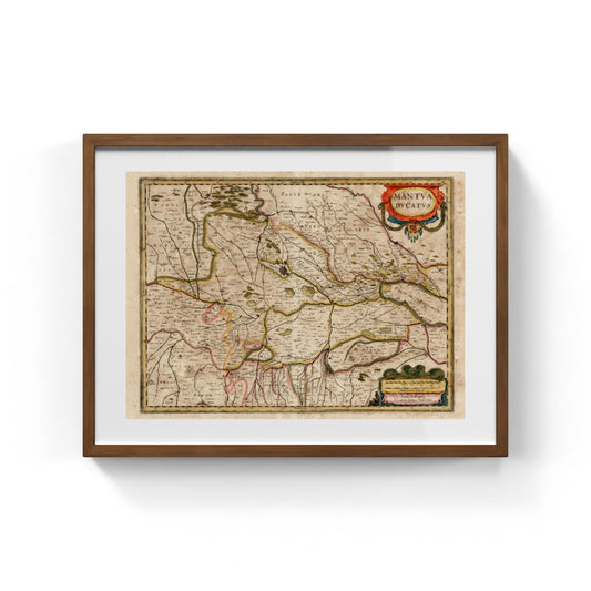 Mappa del ducato di Mantova di Jan Jansson
