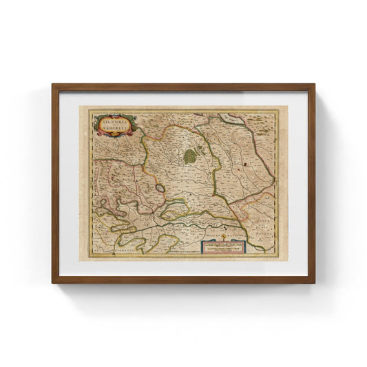 Mappa della Signoria di Vercelli di Jan Jansson