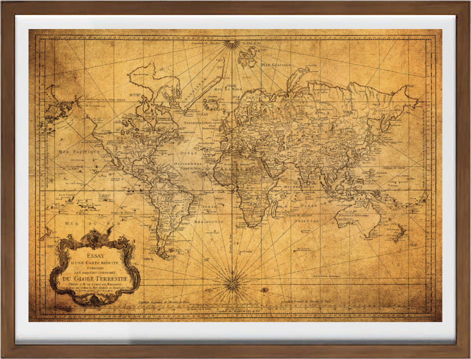 World map of 1778 