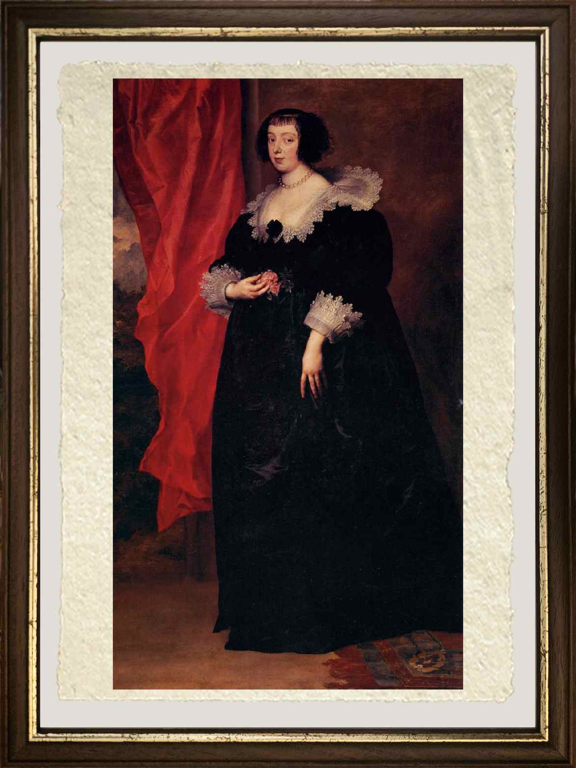 Margaret of Lorraine, Duchess of Orléans on fine Amalfi paper