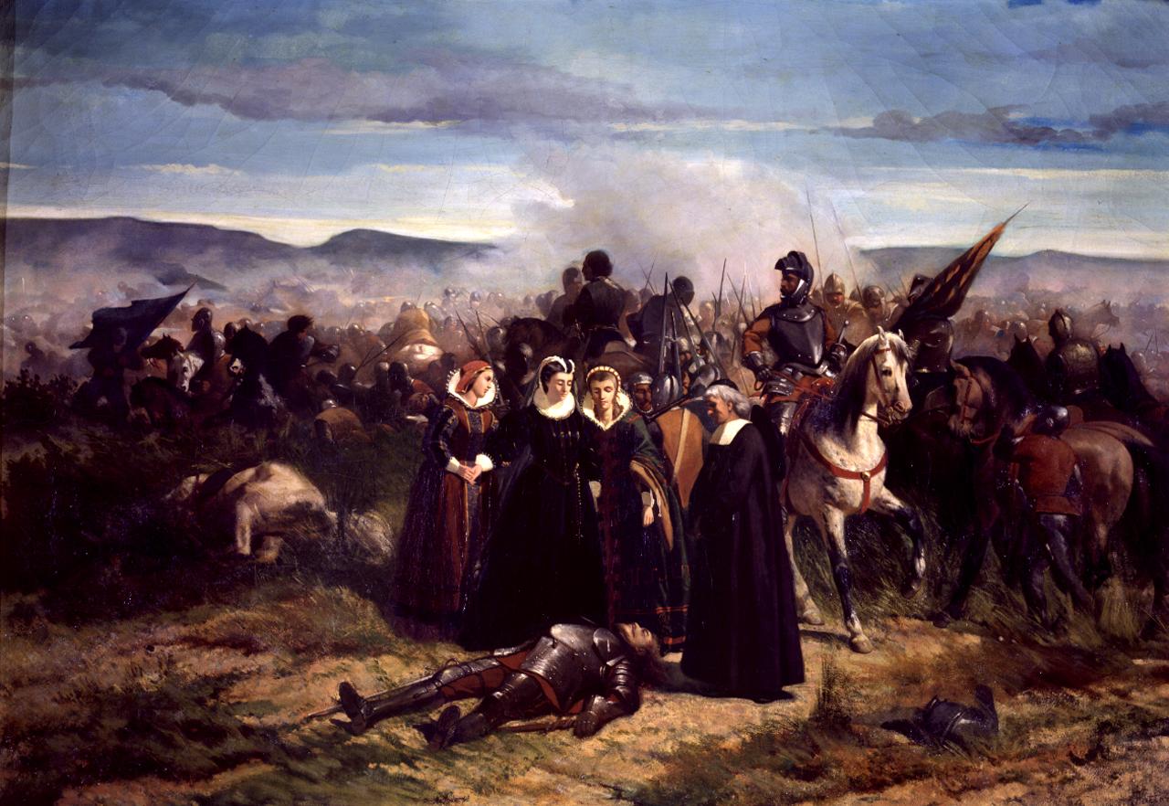 Maria Stuarda al campo di Crookstone di Giovanni Fattori su pregiata carta Amalfi