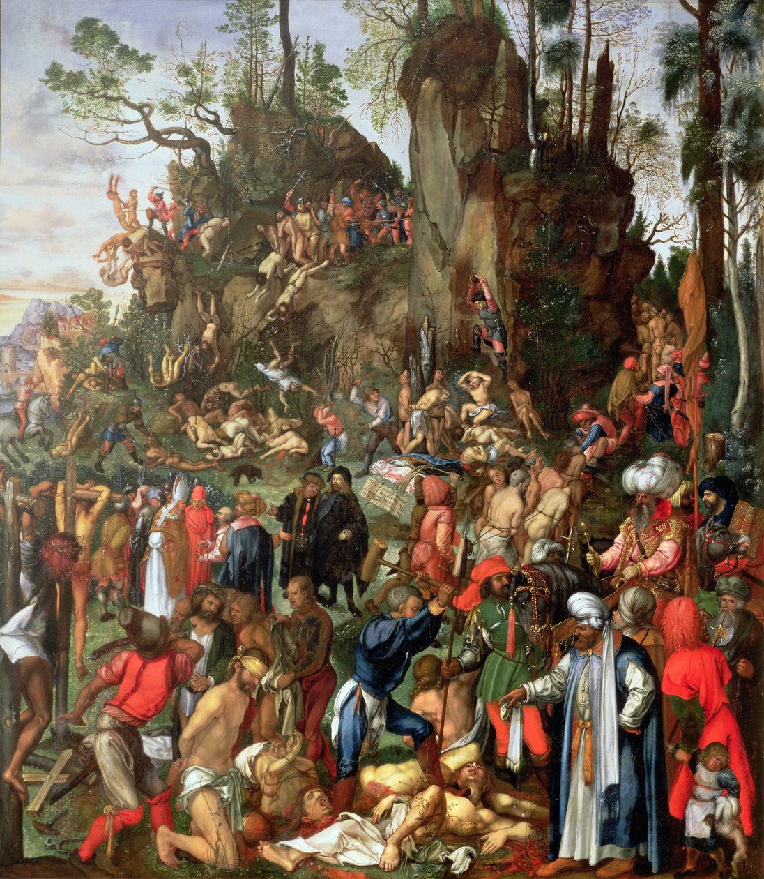 Martirio dei diecimila di Albrecht Dürer su pregiata carta Amalfi