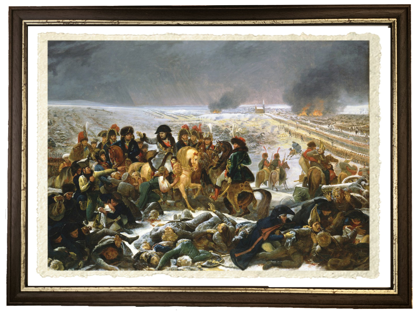 Napoleon on the battlefield of Eylau 