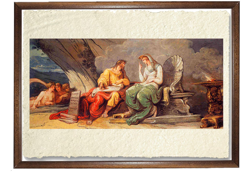 Numa Pompilio Egeria cornice