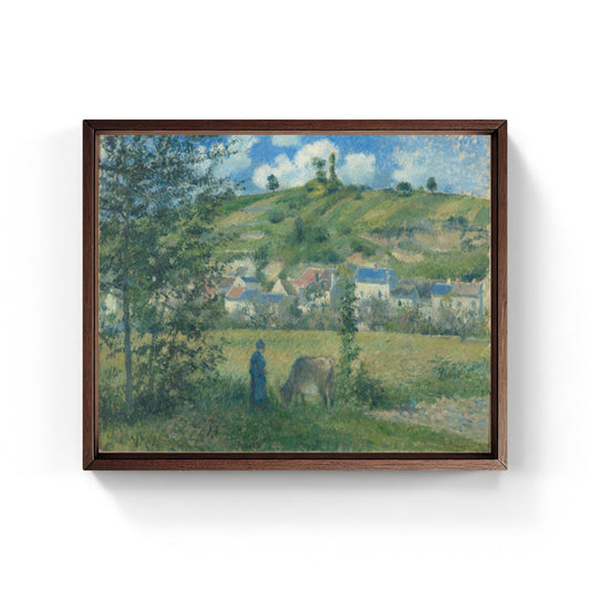 Landscape at Chaponval, 1880 by Camille Pissarro
