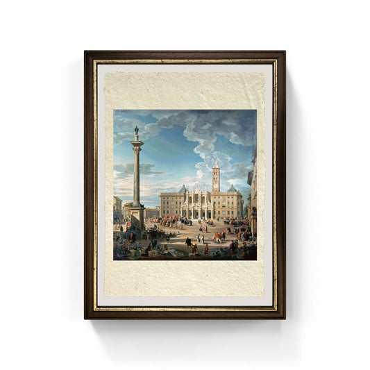 La Piazza Santa Maria Maggiore di Pannini