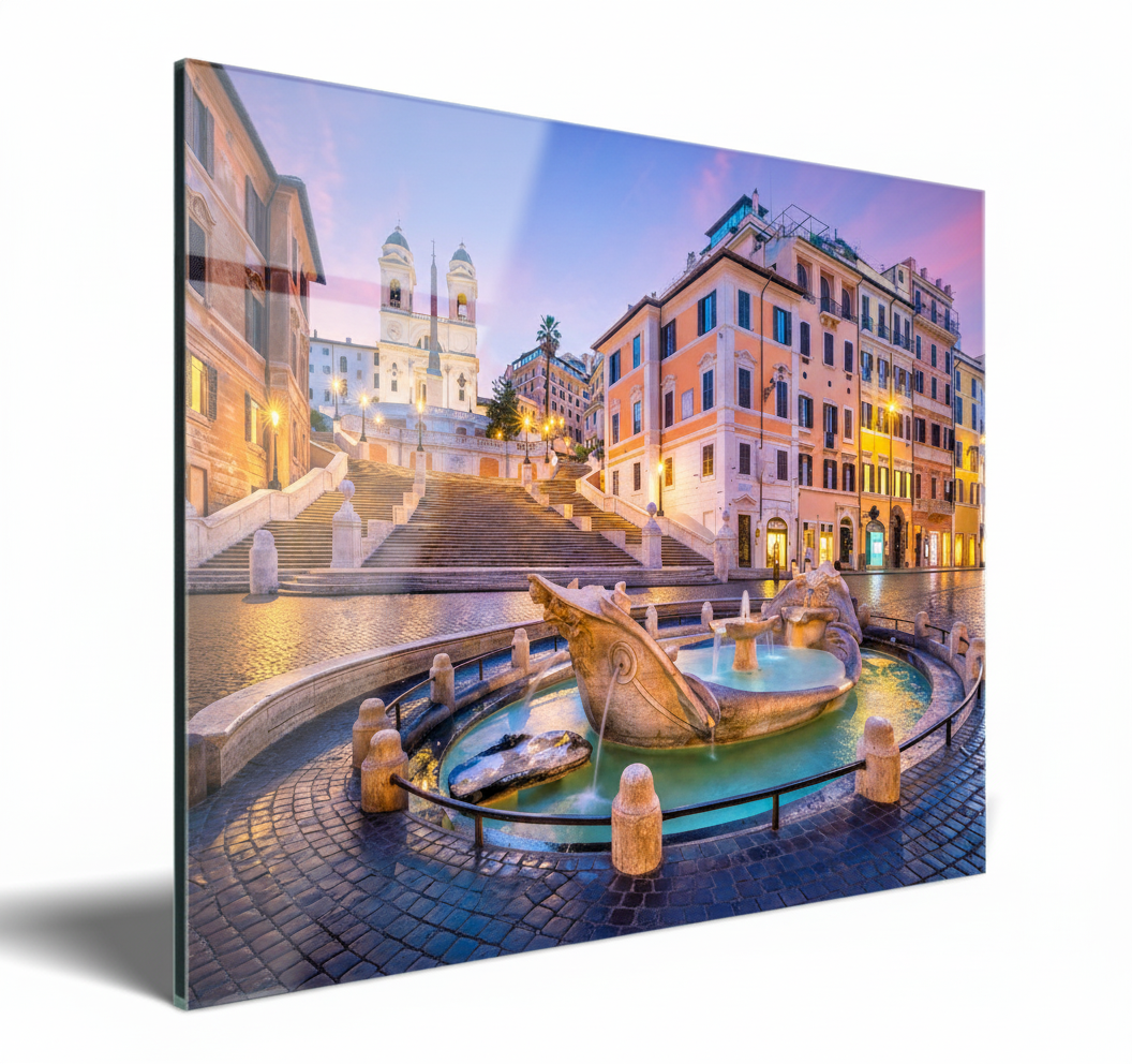 Piazza di Spagna at dawn, Rome