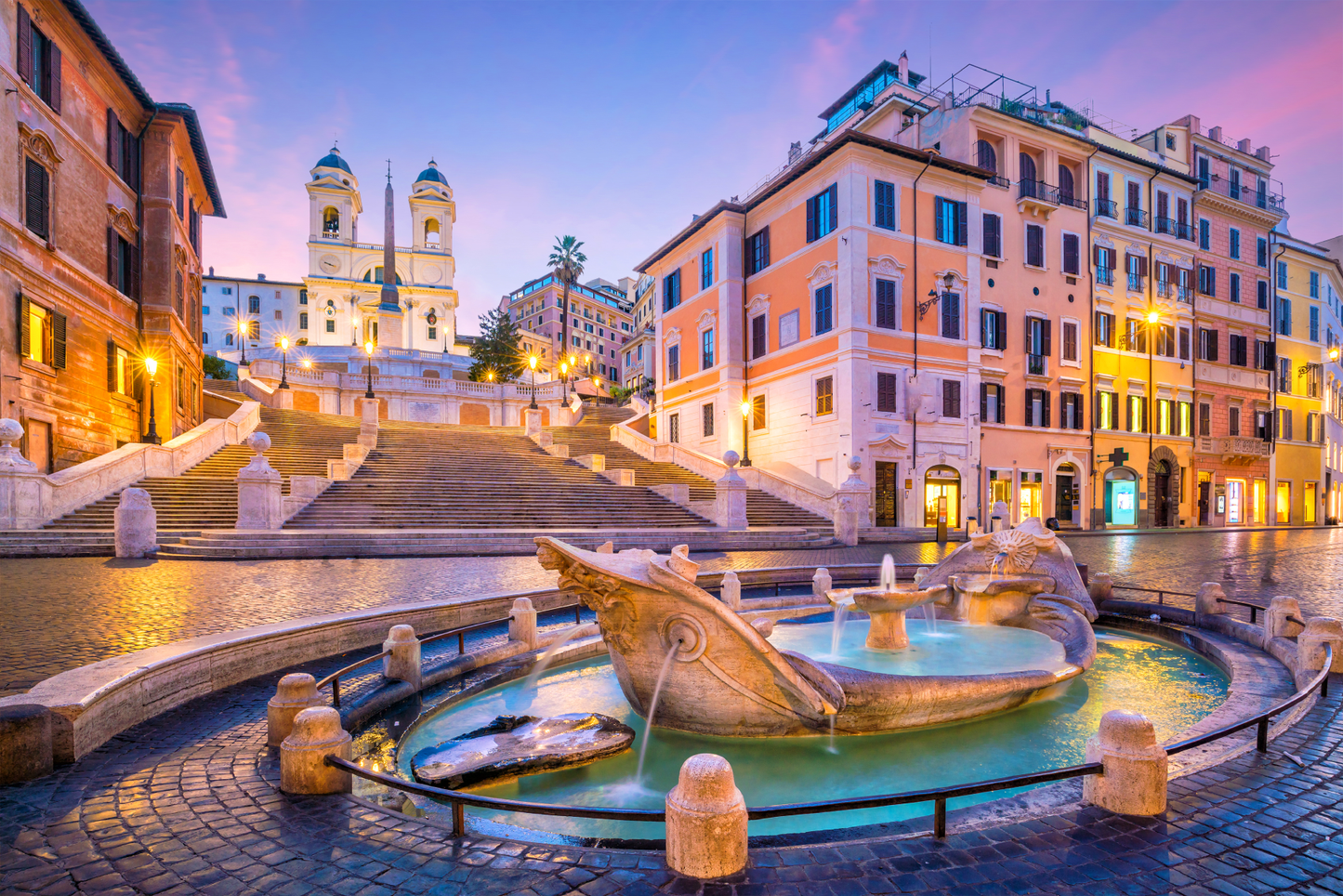 Piazza di Spagna at dawn, Rome