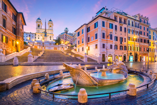 Piazza di Spagna at dawn, Rome
