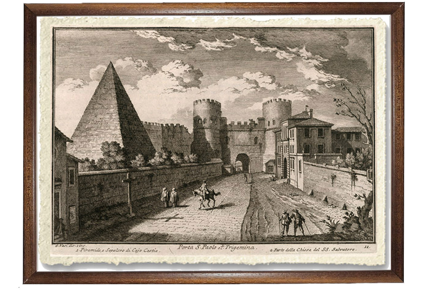 Porta San Paolo con Piramide Cestia