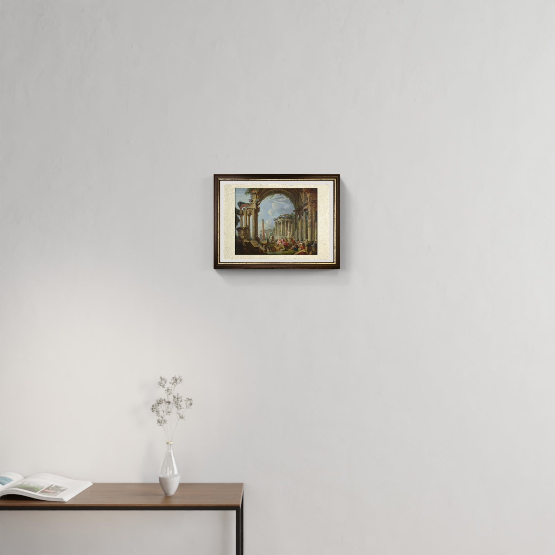 Predicazione tra le antiche rovine di Pannini sala
