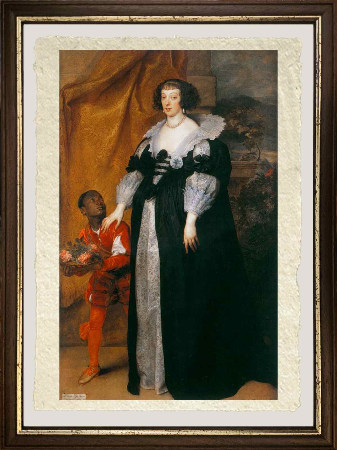 Princess Henriette of Lorraine on fine Amalfi paper