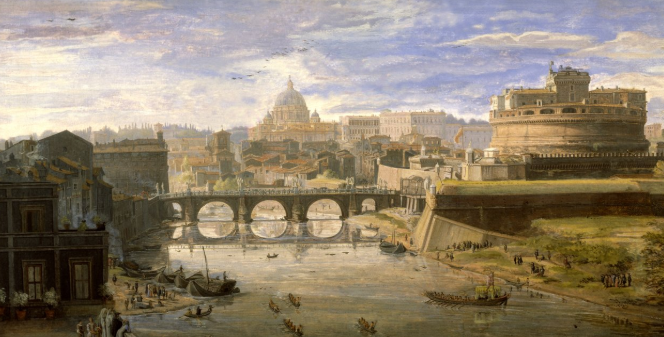 Ponte Sant'Angelo, Rome - Gaspare Vanvitelli - Gaspar van Wittel