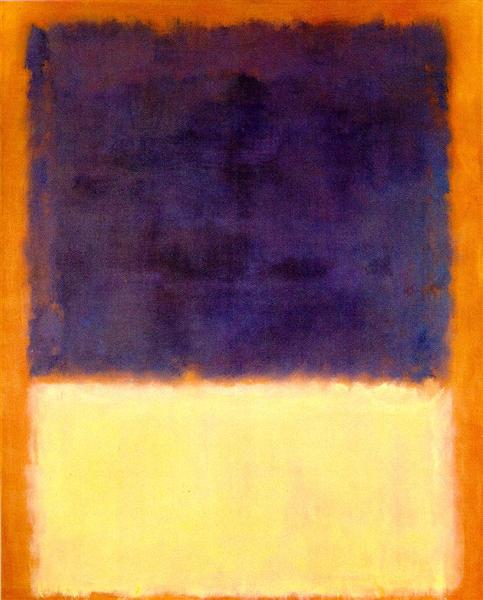 Red, Orange, Tan and Purple di Mark Rothko su pregiata carta Amalfi