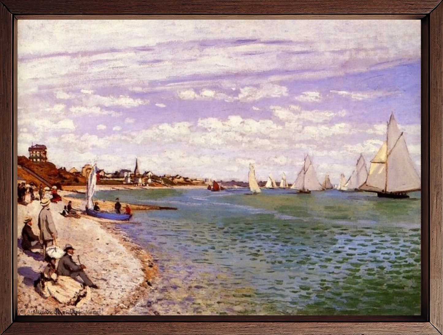 Regate a Saint Adresse, quadro di Claude Monet