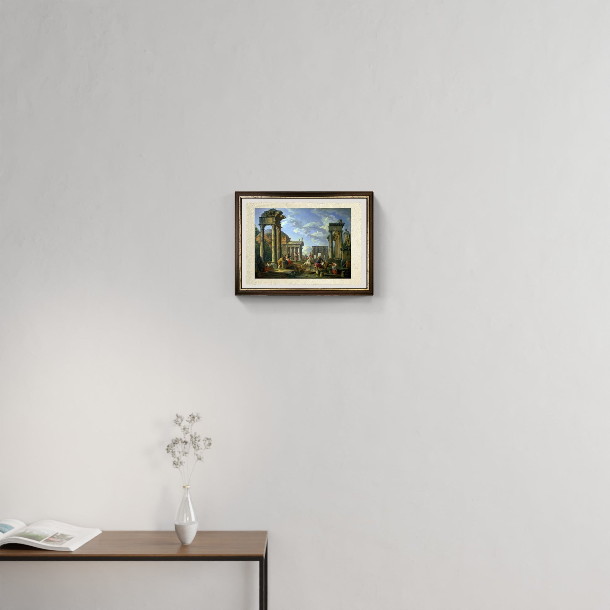 Rovine romane con un profeta di Pannini sala