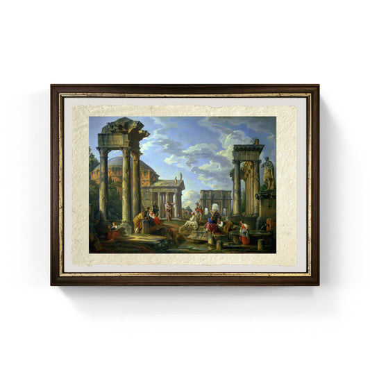 Rovine romane con un profeta di Pannini