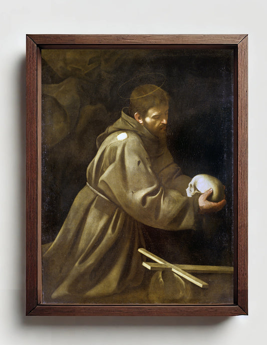 San Francesco in meditazione - Caravaggio