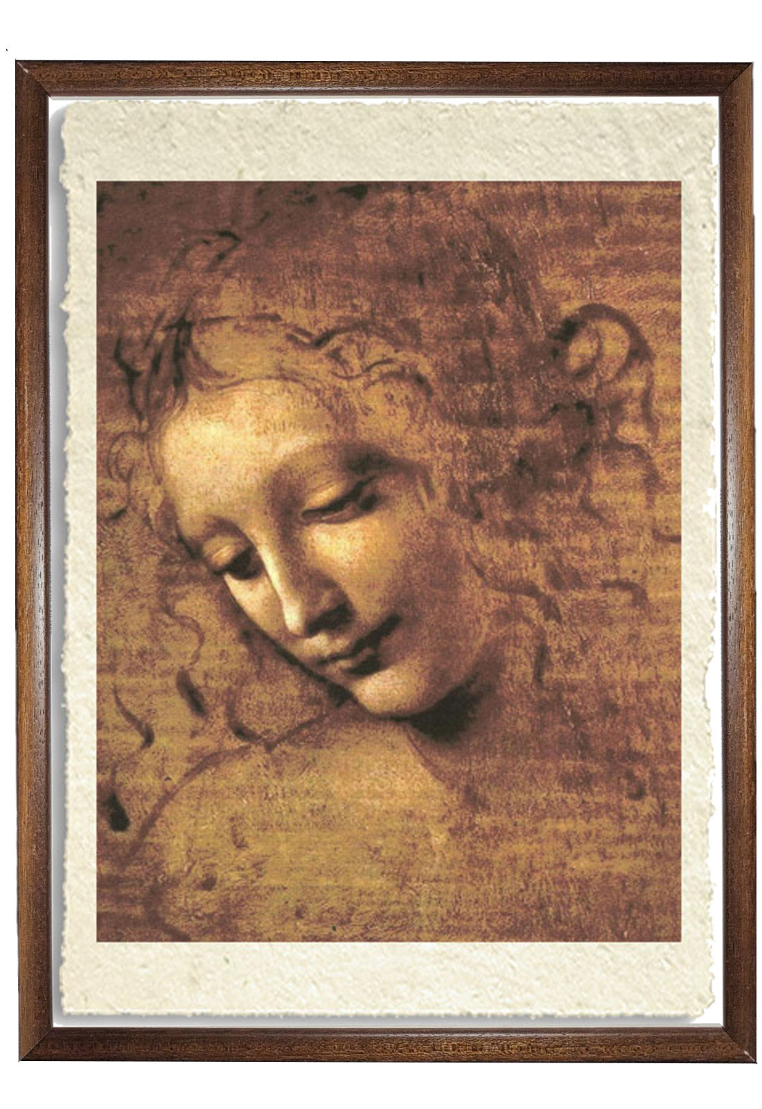 La Scapigliata, Leonardo da Vinci. Riproduzione