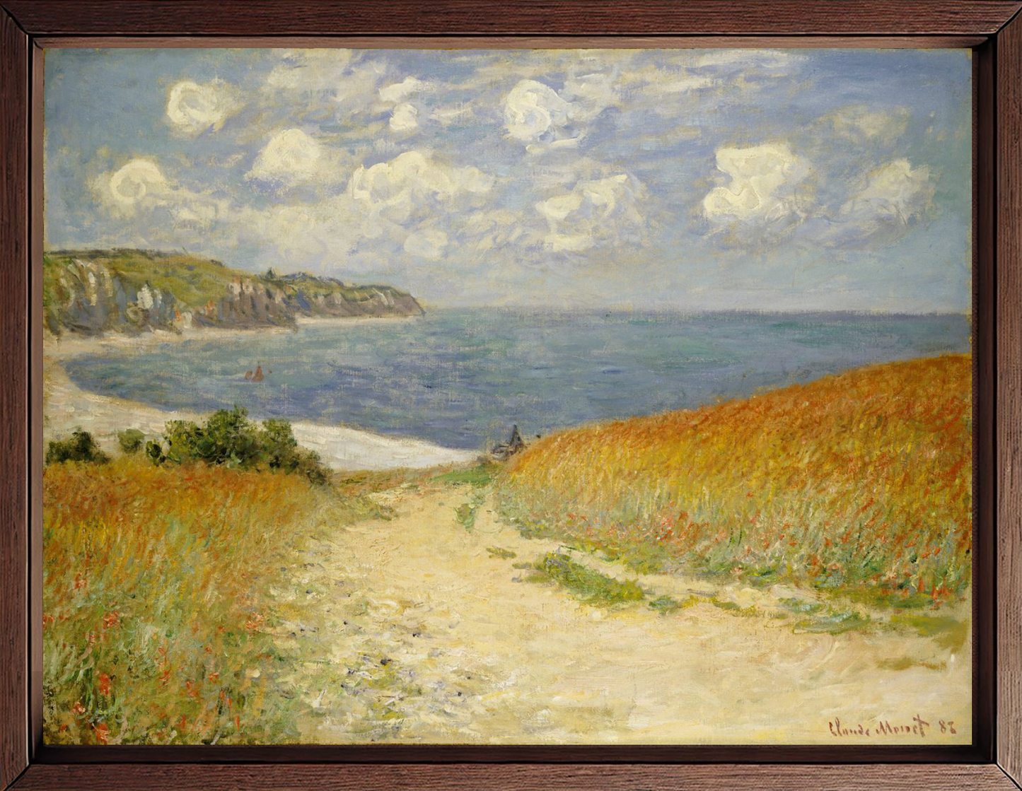 Path at Pourville, painting by Claude Monet