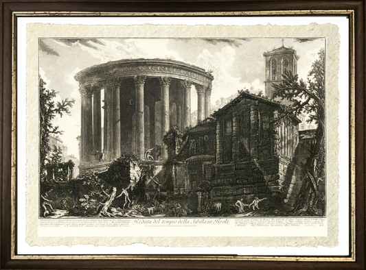 Veduta del tempio della Sibilla in Tivoli di Giovanni Battista Piranesi