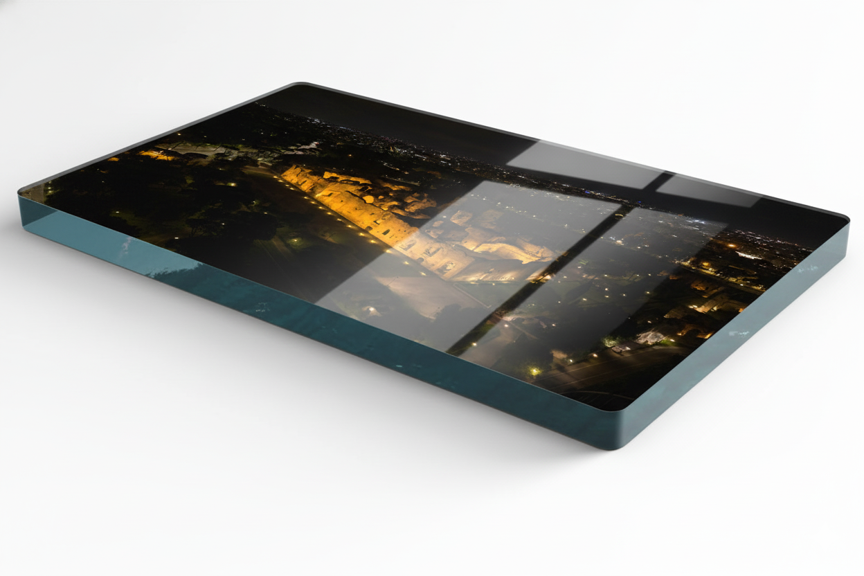 Baths of Caracalla at night, Rome