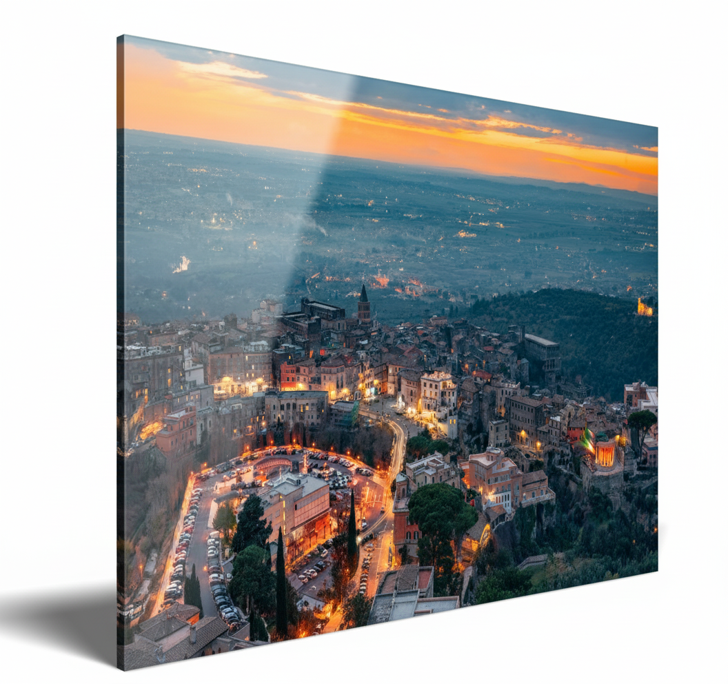 Tivoli at sunset, Rome