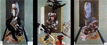 Tryptich 1976 di Francis Bacon su pregiata carta Amalfi