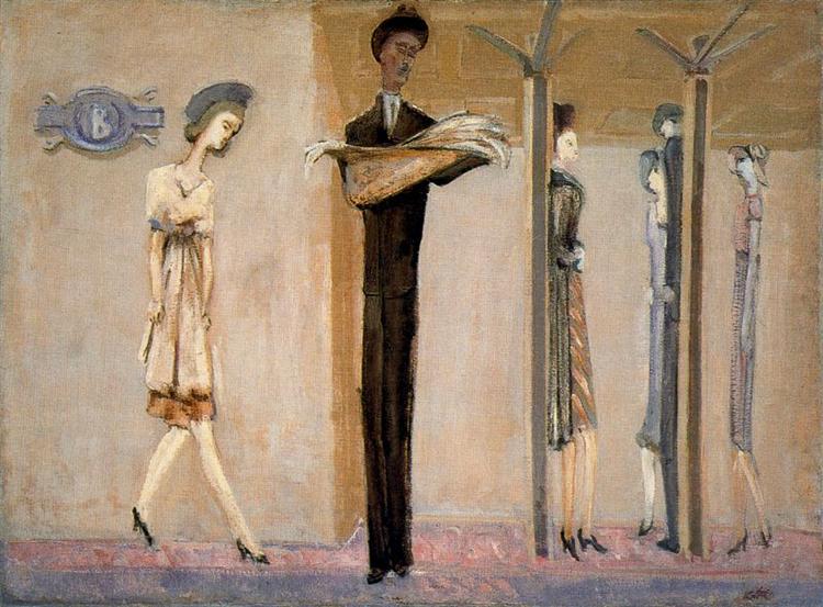 Underground fantasy di Mark Rothko su pregiata carta Amalfi