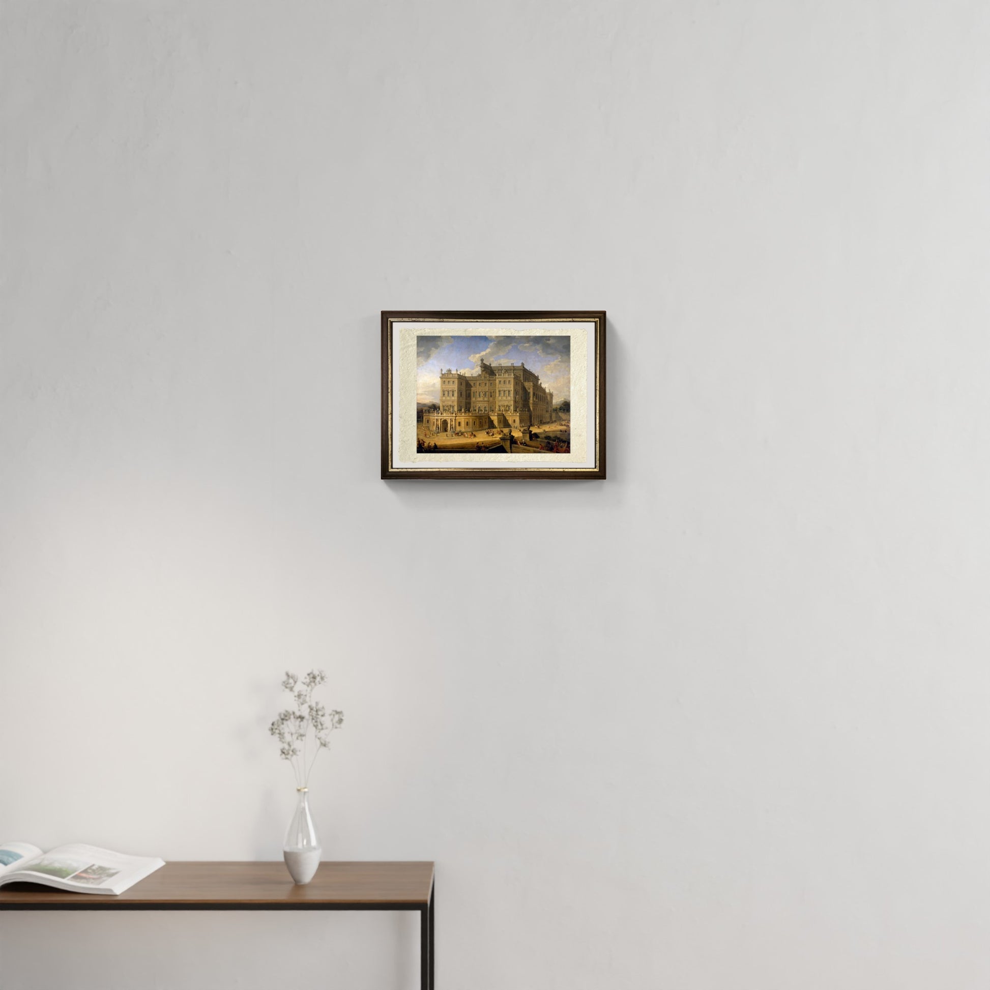 Veduta del Castello di Rivoli di Pannini nel tuo studio