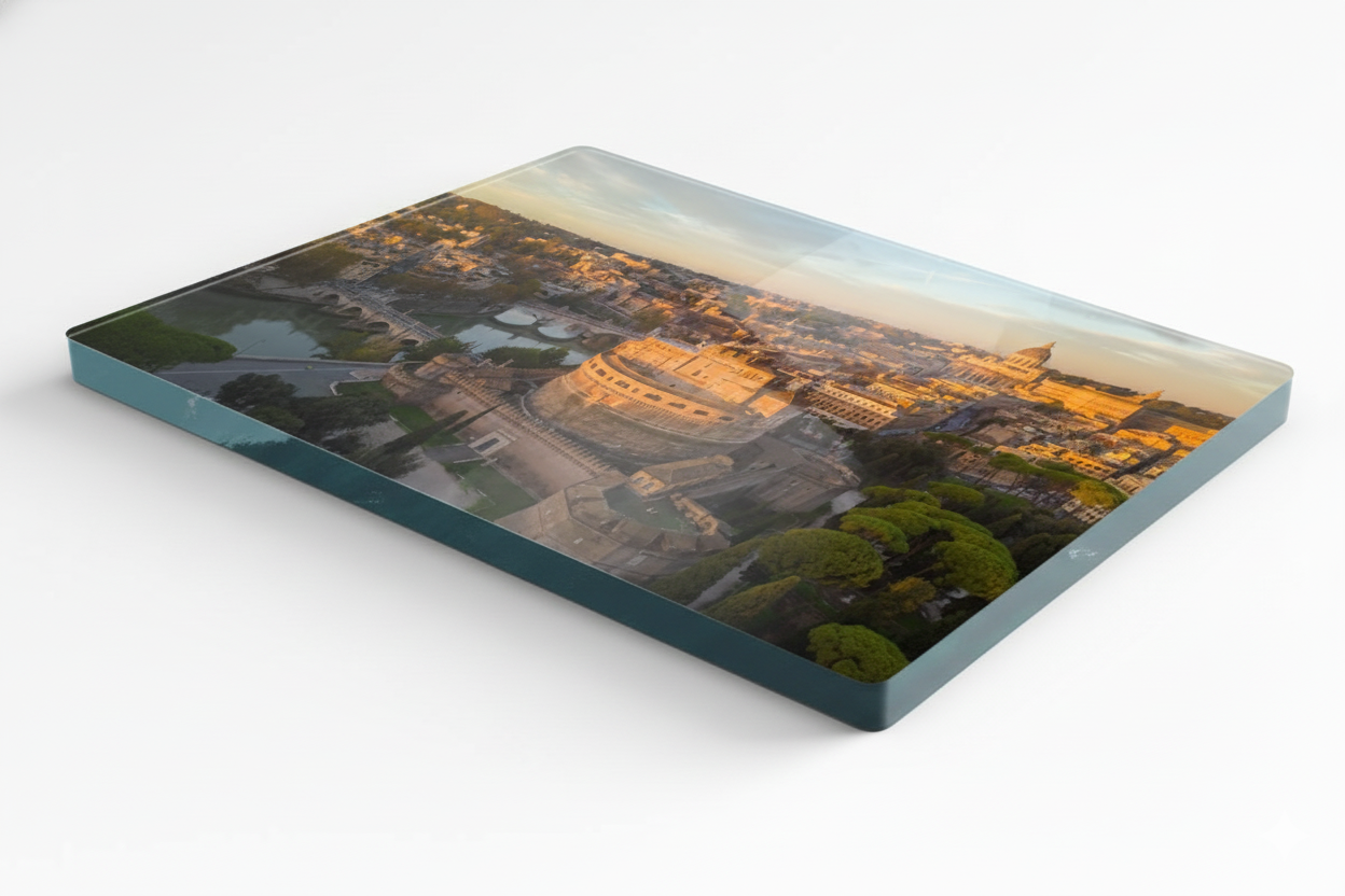 Aerial view of Castel Sant'Angelo, Rome