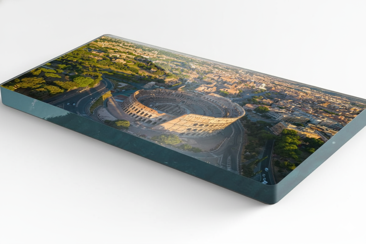 Aerial view of the Colosseum