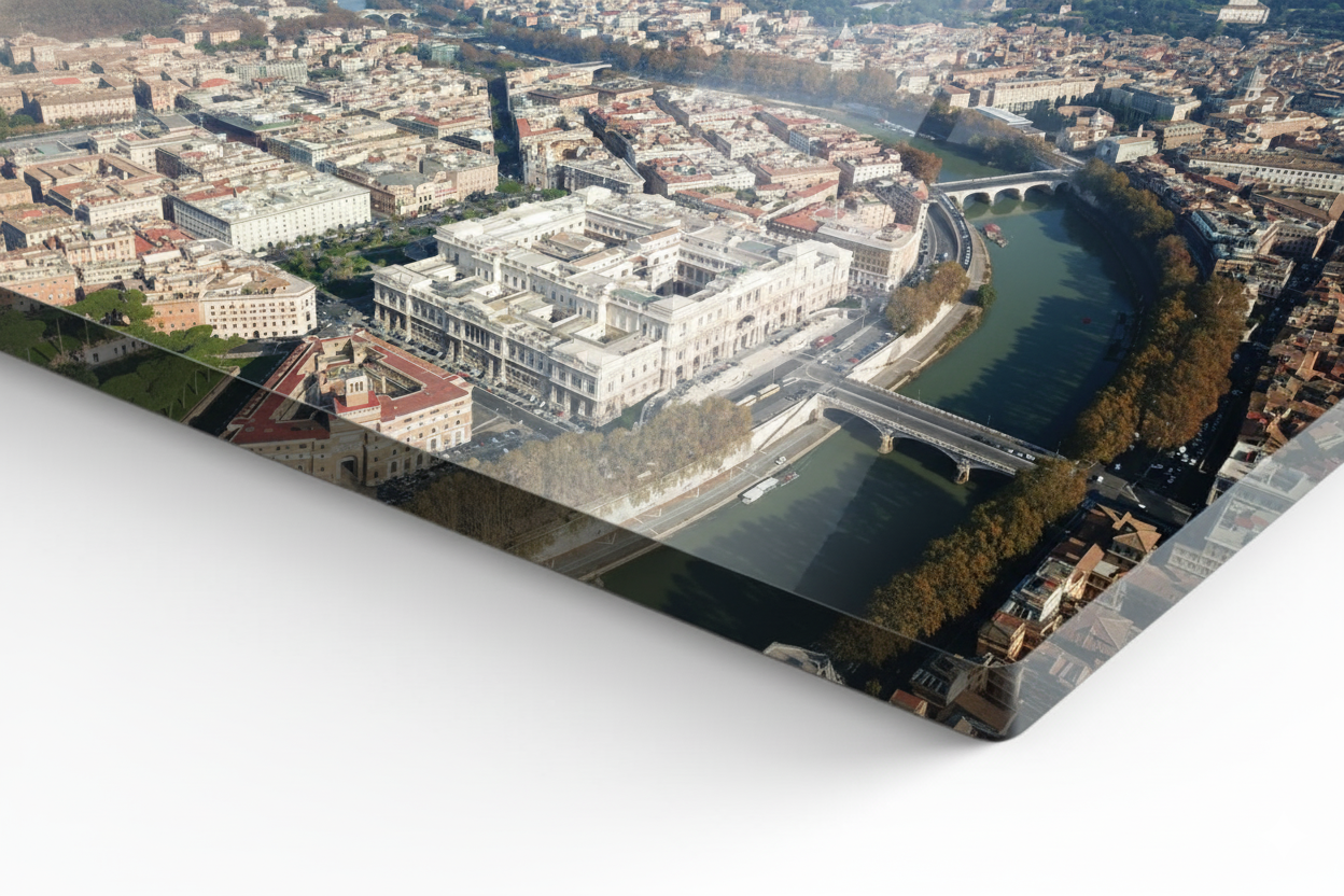 Aerial view of the Court of Cassation, Rome