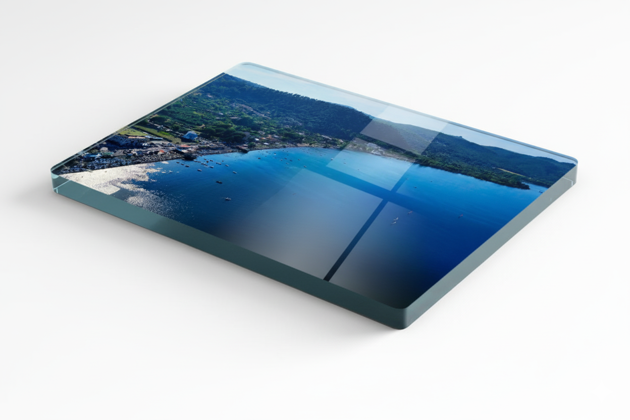 Aerial view of Lake Bracciano, Rome