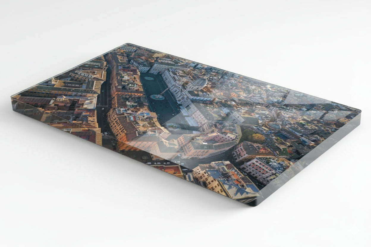 Aerial view of Piazza Navona, Rome