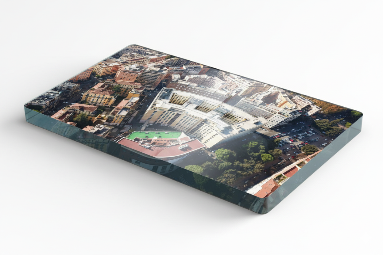 Aerial view of Prati, Rome