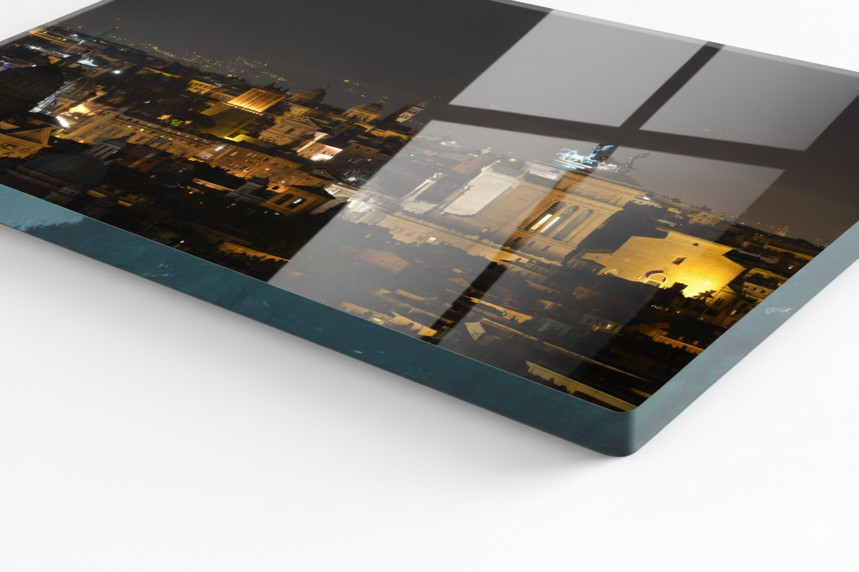 Night view of the Altar of the Fatherland, Rome