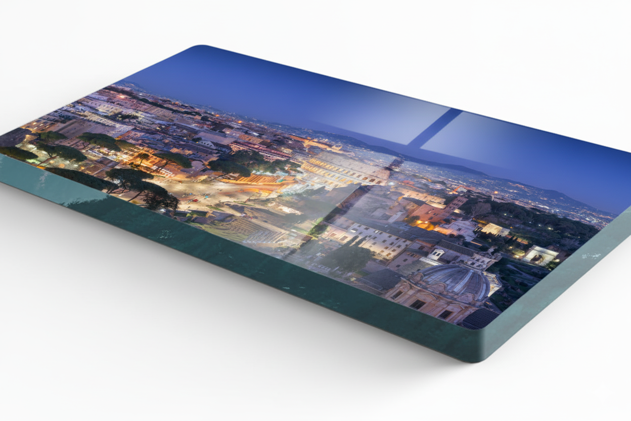 View of the Colosseum in the evening, Rome
