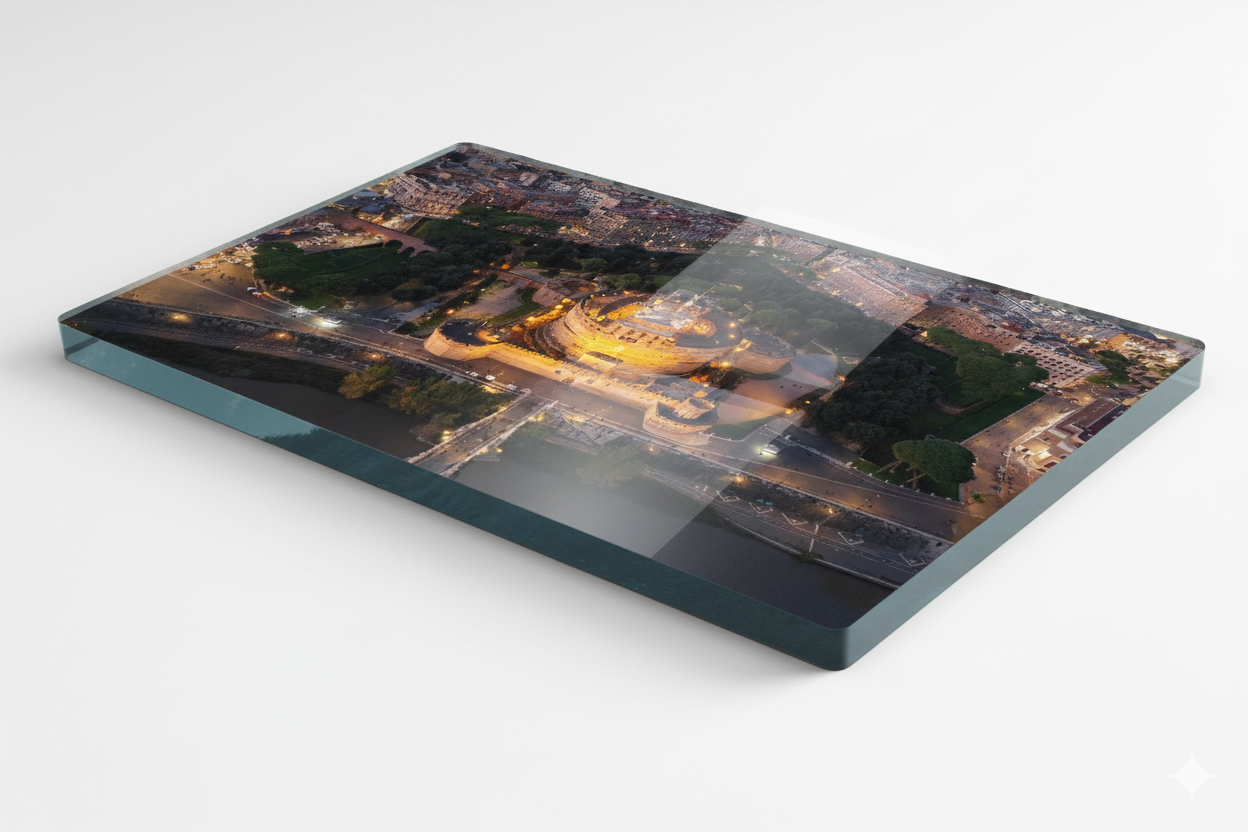 Night view of Castel Sant'Angelo, Rome
